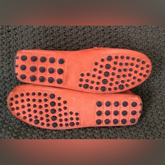 Massimo Matteo Women’s Orange Suede Driving Penny Loafer Slip-On; Size 6.5 - Picture 3 of 10